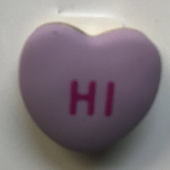 Betsey Johnson New Lavender and Mint Hearts with Messages Earrings - Picture 2 of 4